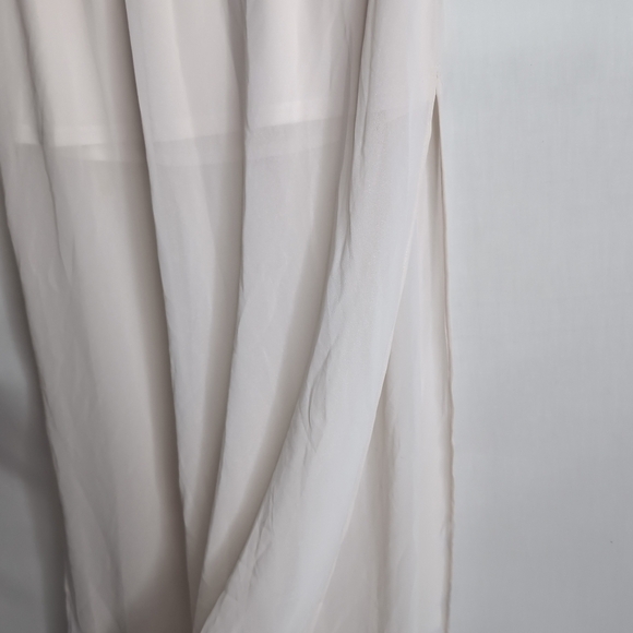 H&M Blush Pink Maxi Skirt with Side Slit, Size 4 - Picture 2 of 7